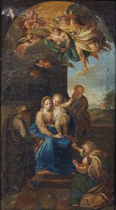 Scuola veneta del XVIII secolo - Sacra Famiglia