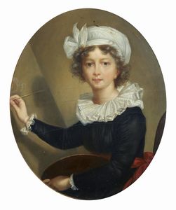 VIGE-LEBRUN ELISABETH (1755 - 1842) - Copia da. Autoritratto dell'artista