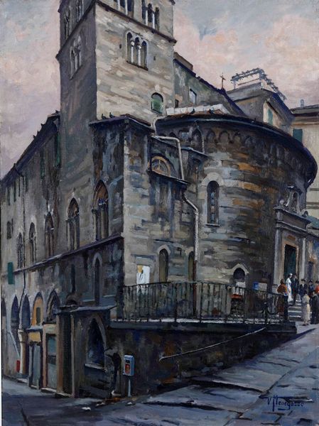 Vasco Menegozzo : Chiesa  - Asta Dall'Ottocento all'Arte Contemporanea - Associazione Nazionale - Case d'Asta italiane