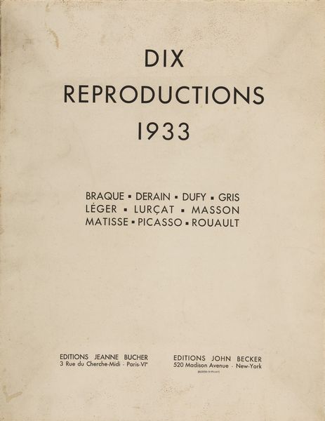 AUTORI VARI : Dix Reproductions  - Asta Dall'Ottocento all'Arte Contemporanea - Associazione Nazionale - Case d'Asta italiane