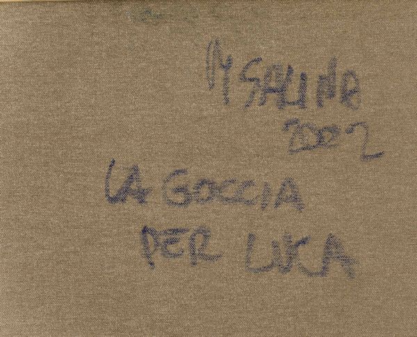 Mario Salina : La goccia per Luca  - Asta Dall'Ottocento all'Arte Contemporanea - Associazione Nazionale - Case d'Asta italiane