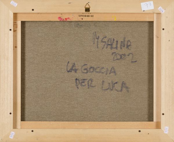 Mario Salina : La goccia per Luca  - Asta Dall'Ottocento all'Arte Contemporanea - Associazione Nazionale - Case d'Asta italiane