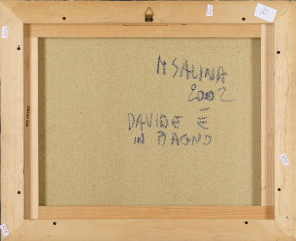 Mario Salina : Davide  in bagno  - Asta Dall'Ottocento all'Arte Contemporanea - Associazione Nazionale - Case d'Asta italiane