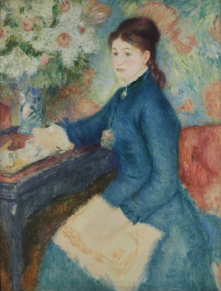 Aldo Salvadori : Donna seduta con libro, omaggio a Renoir, Milano 1932  - Asta Dall'Ottocento all'Arte Contemporanea - Associazione Nazionale - Case d'Asta italiane