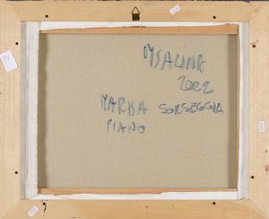 Mario Salina : Marisa sorseggia piano  - Asta Dall'Ottocento all'Arte Contemporanea - Associazione Nazionale - Case d'Asta italiane