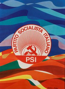 ROBERTO CRIPPA : PSI - Partito Socialista Italiano  - Asta Dall'Ottocento all'Arte Contemporanea - Associazione Nazionale - Case d'Asta italiane