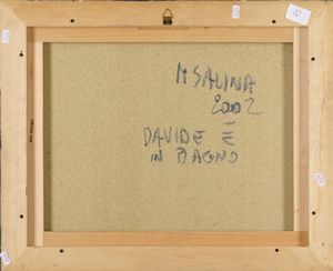 Mario Salina : Davide  in bagno  - Asta Dall'Ottocento all'Arte Contemporanea - Associazione Nazionale - Case d'Asta italiane