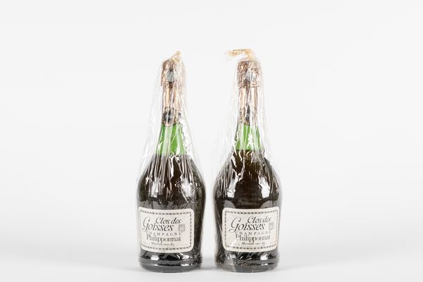 FRANCIA : Philipponnat Clos des Goisses Extra Brut 1966 (2 BT)  - Asta Vini e Distillati / Asta a tempo - Associazione Nazionale - Case d'Asta italiane