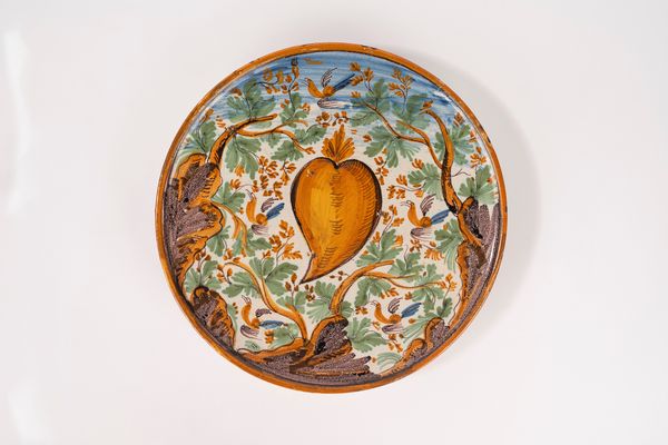 Alzata in maiolica, Italia centro-meridionale, secolo XVIII  - Asta Incanti d'Arte - Associazione Nazionale - Case d'Asta italiane