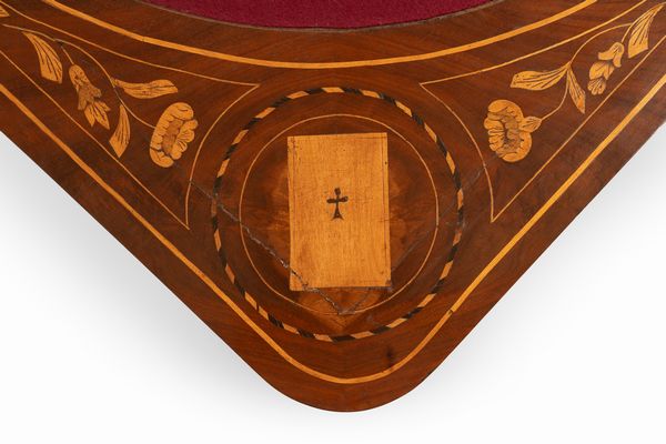 Tavolino da gioco consolle, Olanda Luigi XVI, secolo XVIII  - Asta Incanti d'Arte - Associazione Nazionale - Case d'Asta italiane