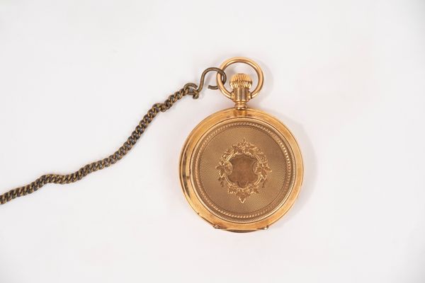 Orologio da tasca in oro 18k a doppia cassa, inizi secolo XX  - Asta Incanti d'Arte - Associazione Nazionale - Case d'Asta italiane