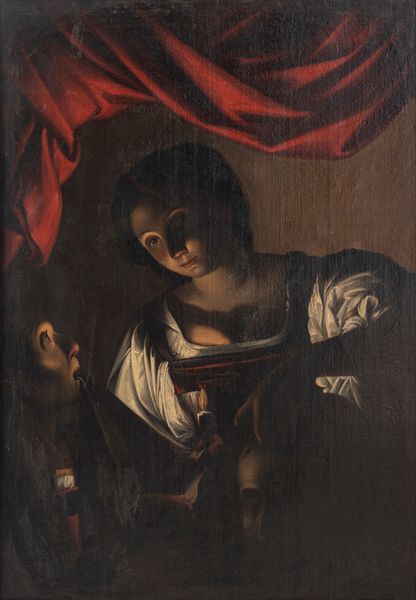 Da Carlo Saraceni, secoli XVIII-XIX : Giuditta con la testa di Oloferne  - Asta Incanti d'Arte - Associazione Nazionale - Case d'Asta italiane