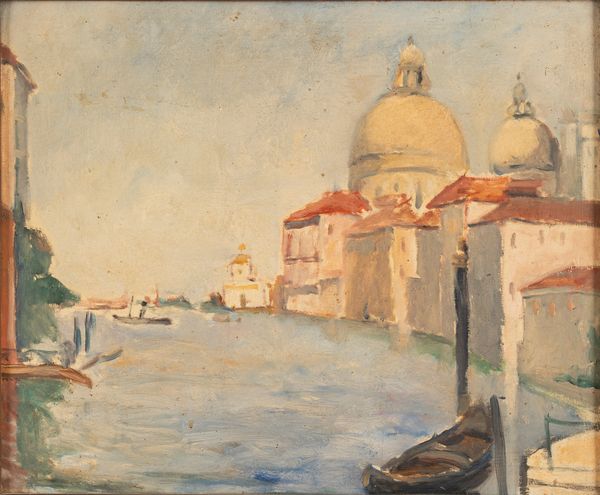 Scuola italiana, secolo XX : Veduta di Venezia  - Asta Incanti d'Arte - Associazione Nazionale - Case d'Asta italiane