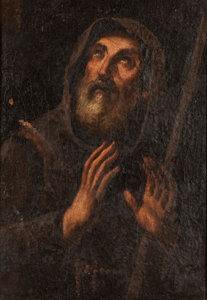 Scuola dell'Italia meridionale, secolo XVIII : San Francesco da Paola  - Asta Incanti d'Arte - Associazione Nazionale - Case d'Asta italiane