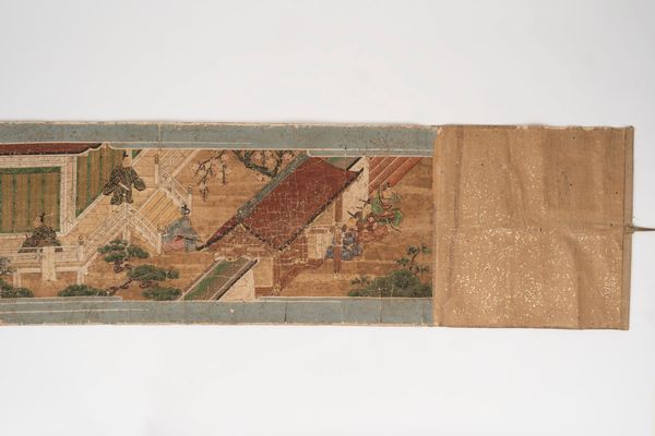 Emakimono su stoffa, Giappone secolo XVII -  XVIII  - Asta Incanti d'Arte - Associazione Nazionale - Case d'Asta italiane