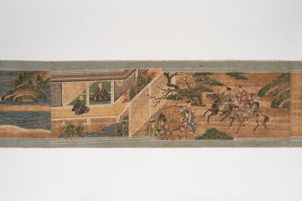 Emakimono su stoffa, Giappone secolo XVII -  XVIII  - Asta Incanti d'Arte - Associazione Nazionale - Case d'Asta italiane