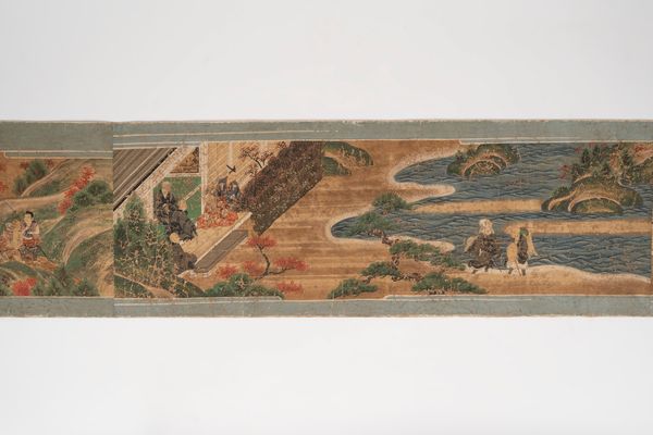 Emakimono su stoffa, Giappone secolo XVII -  XVIII  - Asta Incanti d'Arte - Associazione Nazionale - Case d'Asta italiane