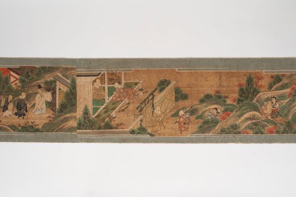 Emakimono su stoffa, Giappone secolo XVII -  XVIII  - Asta Incanti d'Arte - Associazione Nazionale - Case d'Asta italiane