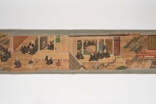 Emakimono su stoffa, Giappone secolo XVII -  XVIII  - Asta Incanti d'Arte - Associazione Nazionale - Case d'Asta italiane