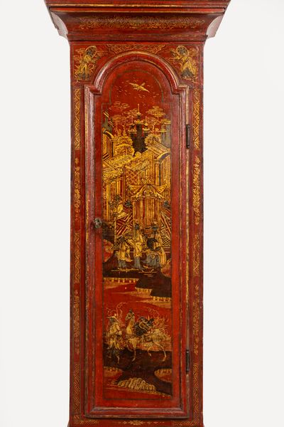 Pendola da terra decorata a chinoiserie, fine secolo XVIII  - Asta Incanti d'Arte - Associazione Nazionale - Case d'Asta italiane