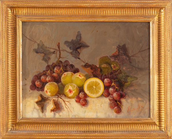 Scuola europea, secolo XX : Due nature morte con fichi  - Asta Incanti d'Arte - Associazione Nazionale - Case d'Asta italiane