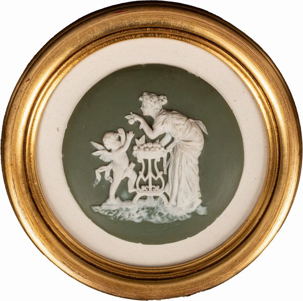 Placca in biscuit raffigurante scena mitologica, secolo XIX  - Asta Incanti d'Arte - Associazione Nazionale - Case d'Asta italiane