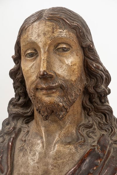 Scuola toscana, secolo XVI : Busto di Cristo  - Asta Incanti d'Arte - Associazione Nazionale - Case d'Asta italiane