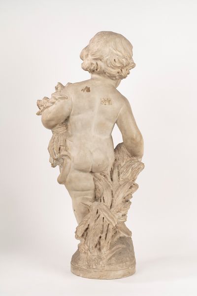 Scuola italiana, secolo XVIII : Putti raffiguranti Allegoria dell'Estate; e Allegoria dell'Inverno  - Asta Incanti d'Arte - Associazione Nazionale - Case d'Asta italiane