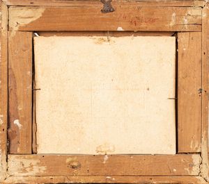 Cornice in legno intagliato laccato e dorato, secolo XVIII  - Asta Incanti d'Arte - Associazione Nazionale - Case d'Asta italiane