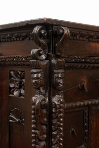 Credenza a Bambocci, Genova secoli XVI - XVII  - Asta Incanti d'Arte - Associazione Nazionale - Case d'Asta italiane