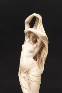 Scuola francese, secolo XIX : ☼ Venere e Amore (Allegoria dell'Inverno)  - Asta Incanti d'Arte - Associazione Nazionale - Case d'Asta italiane