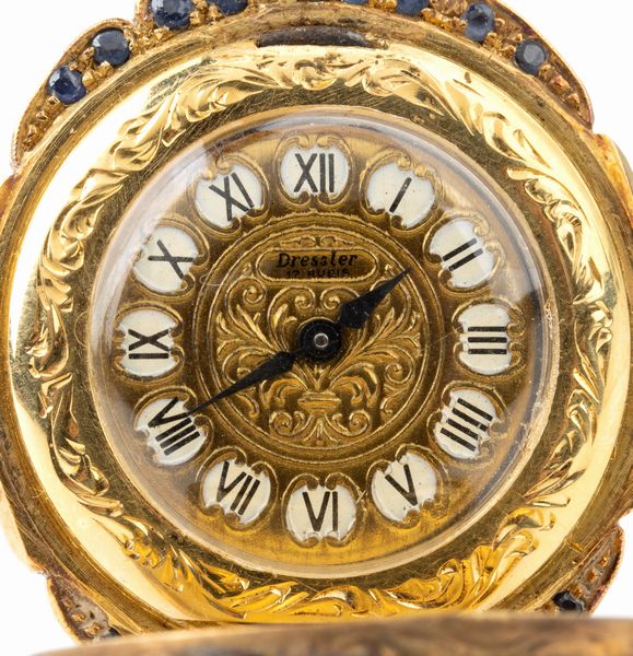 Dressler : Orologio da tasca in oro 18K  - Asta Gioielli e Orologi - Associazione Nazionale - Case d'Asta italiane