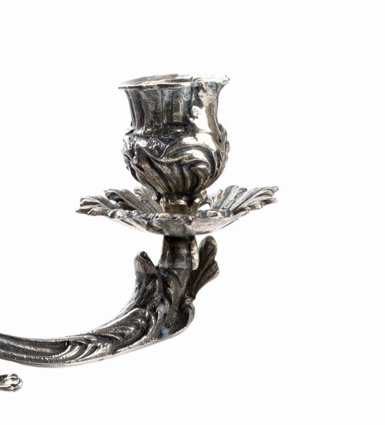 Candelabro in argento  - Asta Gioielli e Orologi - Associazione Nazionale - Case d'Asta italiane