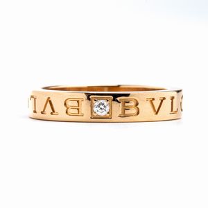 bulgari : Collezione B.zero1 ESSENTIAL:  anello in oro e diamante  - Asta Gioielli e Orologi - Associazione Nazionale - Case d'Asta italiane