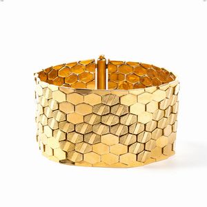 Bracciale alveare in oro  - Asta Gioielli e Orologi - Associazione Nazionale - Case d'Asta italiane