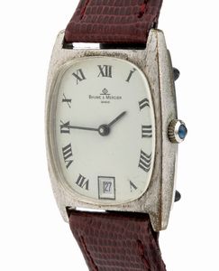 Baume & Mercier : Orologio da polso da uomo in acciaio  - Asta Gioielli e Orologi - Associazione Nazionale - Case d'Asta italiane