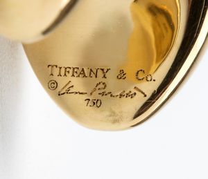 Tiffany & Co.® : Paio di gemelli da polso in oro  - Asta Gioielli e Orologi - Associazione Nazionale - Case d'Asta italiane