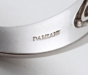 DAMIANI : Anello in oro e diamanti  - Asta Gioielli e Orologi - Associazione Nazionale - Case d'Asta italiane