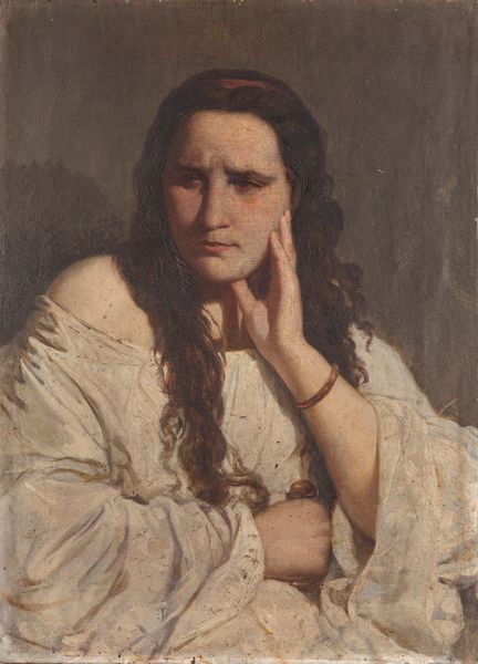 Attribuito a Anselm Feuerbach (Spira, 1829 – Venezia, 1880) : Giuditta  - Asta Arte Figurativa tra XIX e XX Secolo - Associazione Nazionale - Case d'Asta italiane