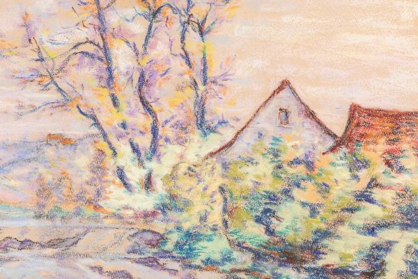 Jean-Baptiste Armand Guillaumin : Le Moulin Bouchardon, Crozant  - Asta Arte Figurativa tra XIX e XX Secolo - Associazione Nazionale - Case d'Asta italiane