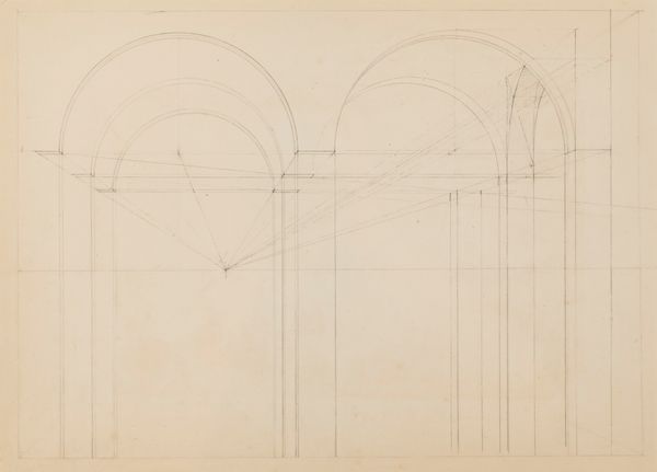 Ippolito Caffi : Studi di prospettiva  - Asta Arte Figurativa tra XIX e XX Secolo - Associazione Nazionale - Case d'Asta italiane