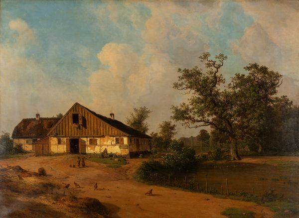 Georg Emil Libert : La casa in campagna  - Asta Arte Figurativa tra XIX e XX Secolo - Associazione Nazionale - Case d'Asta italiane