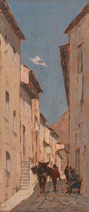 Giovanni Lomi - Una via di Porto Azzurro