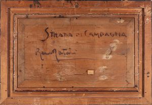 Renato Natali : Strada di campagna  - Asta Arte Figurativa tra XIX e XX Secolo - Associazione Nazionale - Case d'Asta italiane