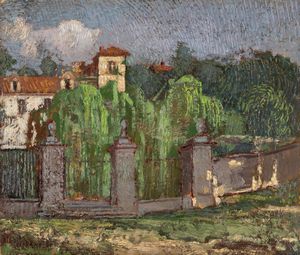 Ferruccio Piovano : Villa Regina a Torino  - Asta Arte Figurativa tra XIX e XX Secolo - Associazione Nazionale - Case d'Asta italiane