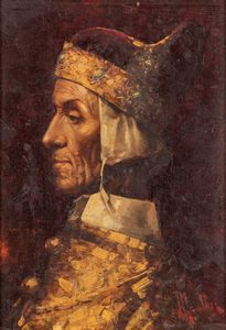 Carlo Montesi : Da Tiziano, il Doge Francesco Venier  - Asta Arte Figurativa tra XIX e XX Secolo - Associazione Nazionale - Case d'Asta italiane