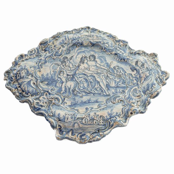 Piatto da parata in ceramica,  - Asta Smart Auction: arredi, dipinti, sculture, argenti e altro a prezzi vantaggiosi - Associazione Nazionale - Case d'Asta italiane