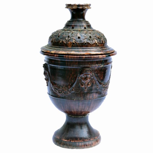 Coppia di bracieri da serra in ceramica,  - Asta Smart Auction: arredi, dipinti, sculture, argenti e altro a prezzi vantaggiosi - Associazione Nazionale - Case d'Asta italiane