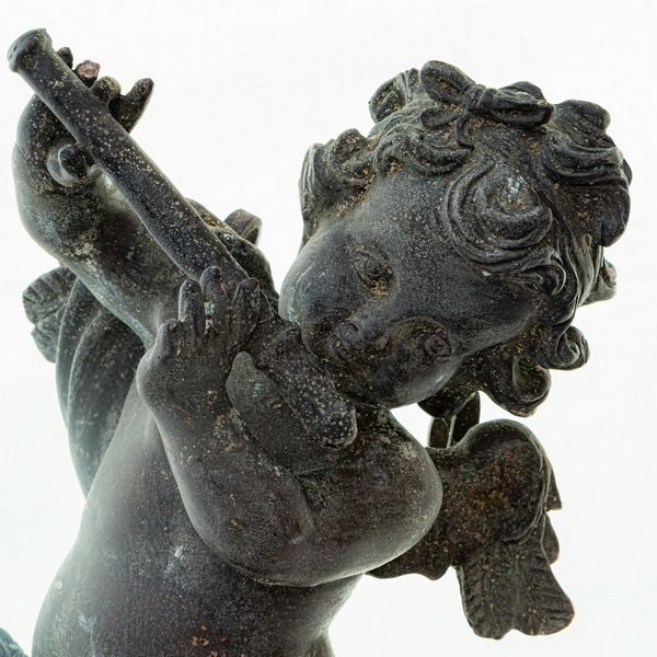 Putto in bronzo, scultura a tutto tondo  - Asta Smart Auction: arredi, dipinti, sculture, argenti e altro a prezzi vantaggiosi - Associazione Nazionale - Case d'Asta italiane