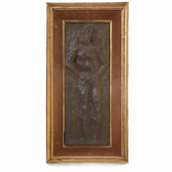 SILVIO OLIVO : Ecce Homo, scultura in bassorilievo in bronzo  - Asta Smart Auction: arredi, dipinti, sculture, argenti e altro a prezzi vantaggiosi - Associazione Nazionale - Case d'Asta italiane